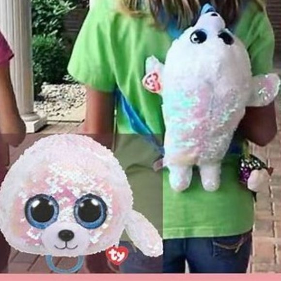 Ty Beanie Ty Fashion Icy Sequin backpack -Can be worn 6 Ways - Picture 1 of 9